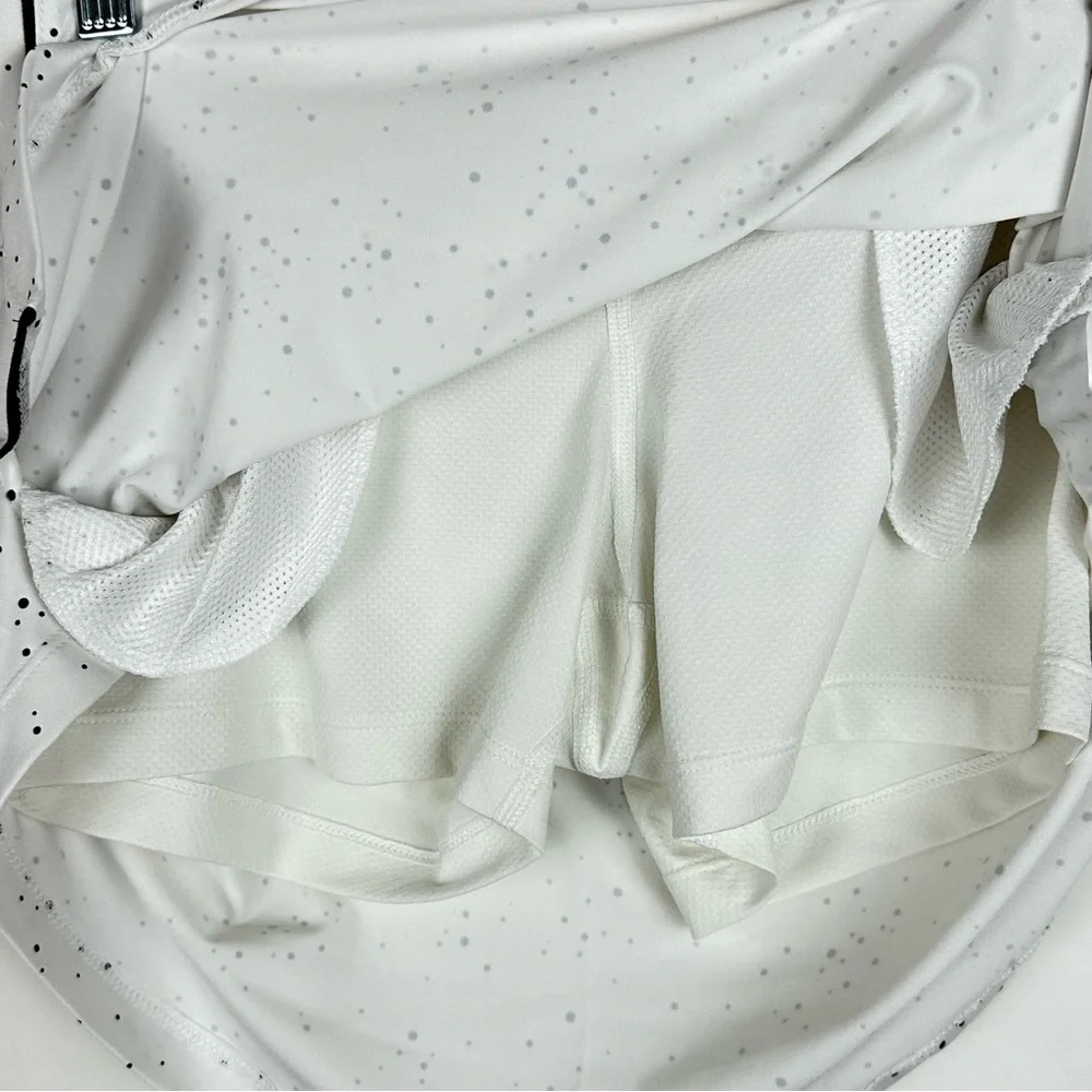 Nike Dri-fit girl’s white galaxy print golf skirt - size large